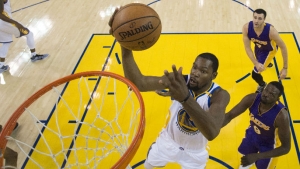 Warriors trounce Lakers, finish regular season with 67-15 record