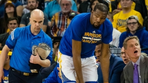 A healthy Kevin Durant is more important to the Warriors than winning Game 2