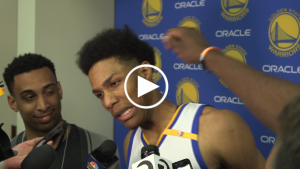 McCaw’s postgame interview interrupted by Draymond’s ear pinching