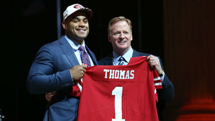 Expectations for Solomon Thomas are franchise player, and nothing less