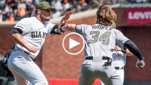 Kevin Frandsen on Giants, Nationals brawl: ‘Hunter Strickland was in the wrong’