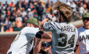 Strickland, Harper receive suspensions for brawl