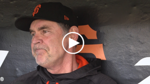 Bochy reacts to Strickland’s 6-game suspension in wake of brawl