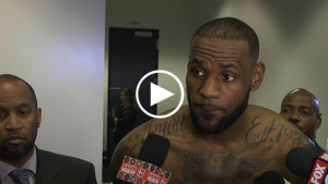 LeBron puts reporter on blast after asking if Cavs need to defend home court