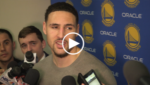 Warriors react to Steph putting LeBron in a blender