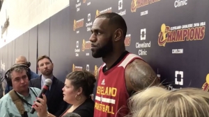 LeBron dismisses question on whether he’s been tired this Finals
