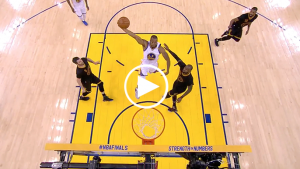 Andre Iguodala turns back the clock on nasty transition slam