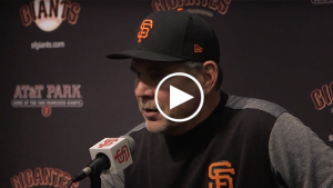 Bochy: “Blach’s numbers don’t match the box, he pitched well tonight”