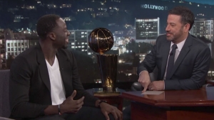 Draymond on crashing with Klay: ‘He’s got a million people living there…we call it the trap house’