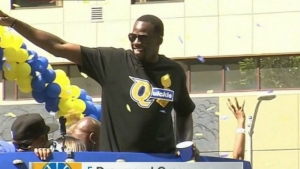 Draymond wears T-shirt trolling Cavaliers at Warriors parade