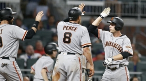 Austin Slater is the left fielder the Giants have been waiting for