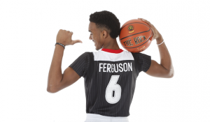 Thunder first round draft selection appears to be a Warriors fan