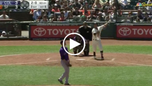 Hwang drops bat in style after hitting go-ahead moonshot in major league debut