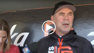 Bochy on Bumgarner: ‘He could be pitching right after the break’