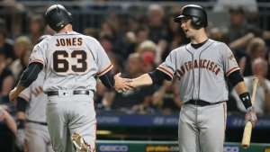 Giants place Jones on disabled list, activate Gillaspie