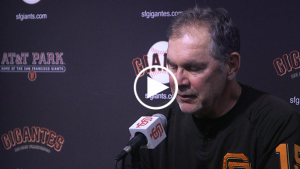 Bochy expresses disappointment as Giants sputter into All-Star break
