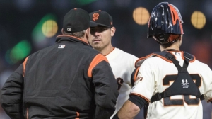 Self-inflicted wound wipes out quality start by Giants’ Moore