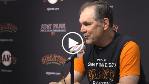 Bochy on home plate umpire: ‘I don’t think he had a real good night’
