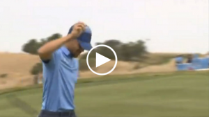 Steph Curry hit a number of impressive shots in pro golf debut