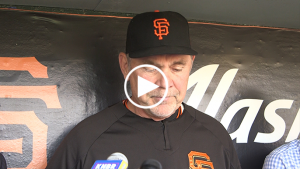 Bochy somber after decision to DFA Gillaspie