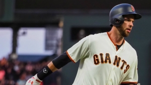 Belt exits game after taking pitch to the helmet