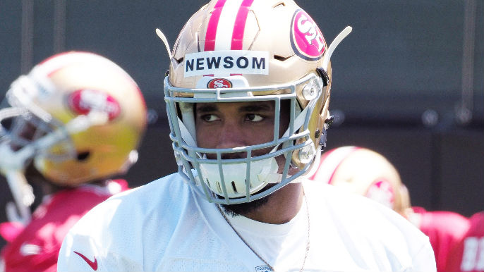 49ers provide update on Donavin Newsom following scary practice collision