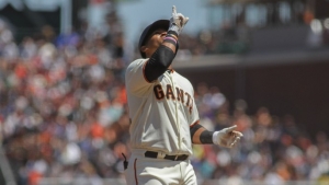 Gomez injured in first inning, replaced by Panik