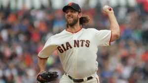 Bumgarner, Stanton set to renew one-sided battle in Miami