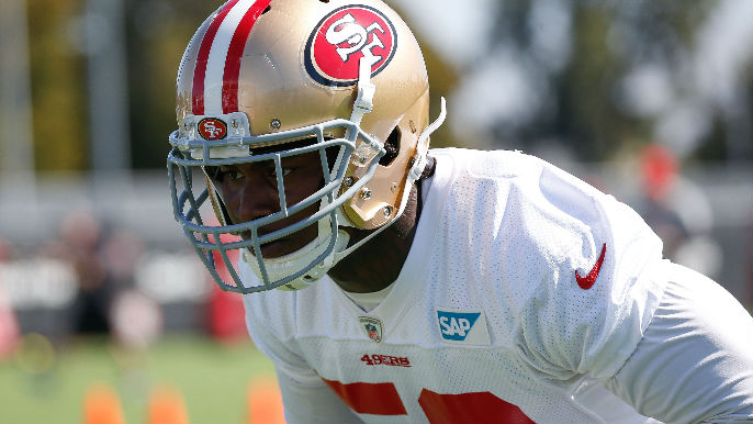 Reuben Foster held out of contact drills with shoulder issue