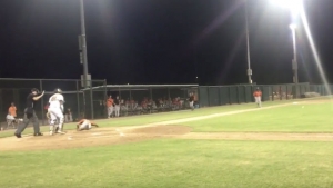 Giants 2017 first-round pick removed from game after being drilled in head by pitch