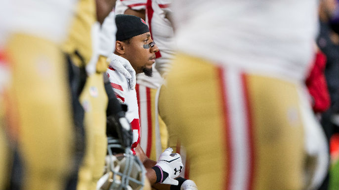 Eric Reid explains decision to resume national anthem protest