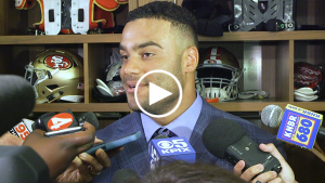 Solomon Thomas describes sharing NFL debut with old roommate Christian McCaffrey
