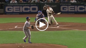 Kelby Tomlinson hits first home run in 2017 off Clayton Kershaw