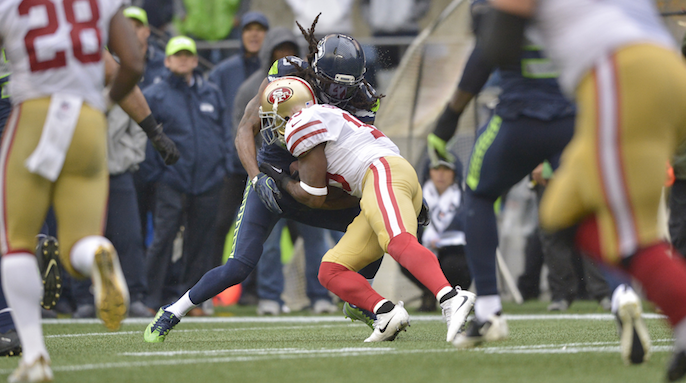 Pereira: Richard Sherman on Pierre Garcon, ‘it certainly looked like a hold’