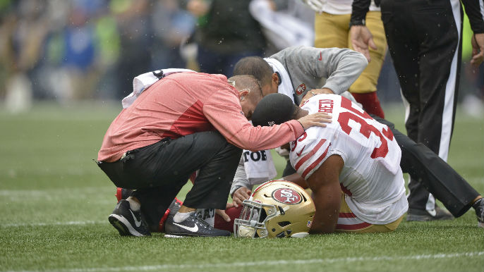 Eric Reid to miss Rams game, ‘probably longer’ with PCL injury