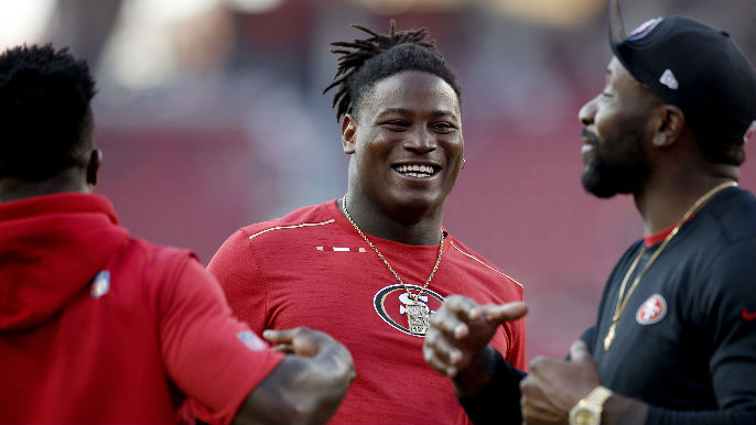 Reuben Foster out of boot, walking around ‘very well’