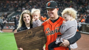 Nick Hundley takes home 2017 Willie Mac Award