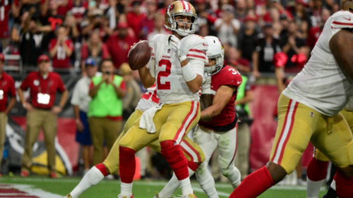 The only 49er acknowledging a change could be made at quarterback is Brian Hoyer