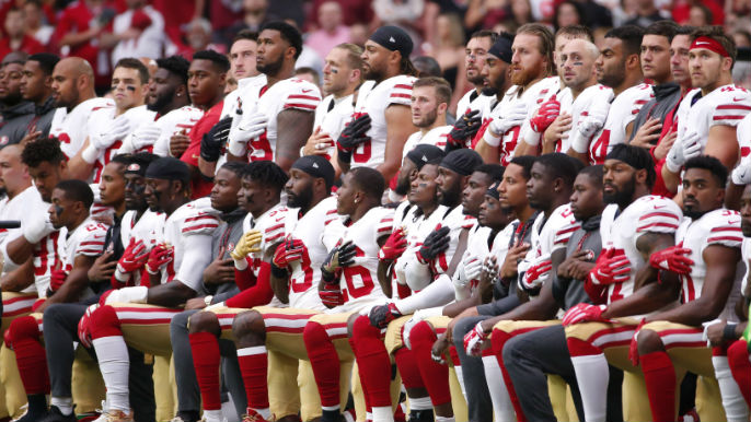 Vice President Pence leaves game after several 49ers kneel for National Anthem