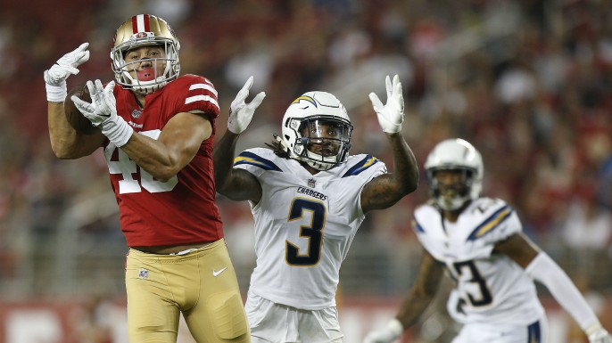 49ers promote TE Cole Hikutini from the practice squad