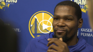 Durant opens up his emotions heading into ring ceremony