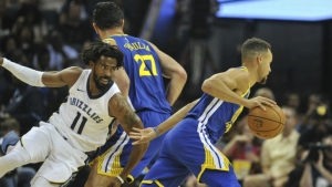 Curry, Durant ejected late in Warriors’ loss to Grizzlies