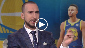Nick Wright: Curry should’ve been suspended five games for throwing mouthpiece