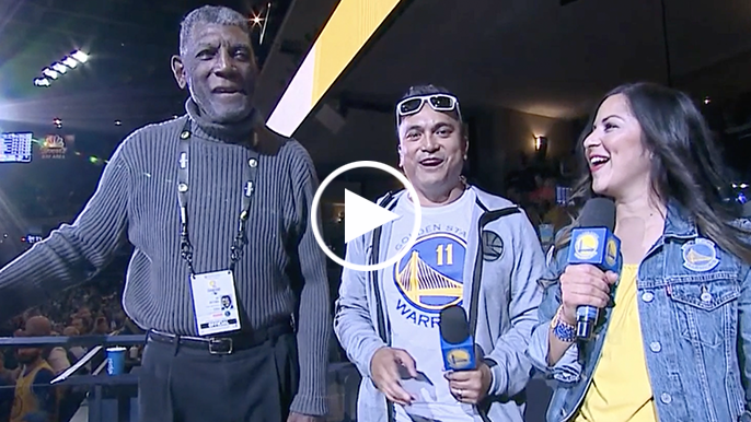 Fans sing Happy Birthday to Al Attles after Warriors’ legend returns to Oracle Arena