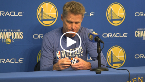 Kerr solves Rubik’s Cube after dropping news that Curry will sit