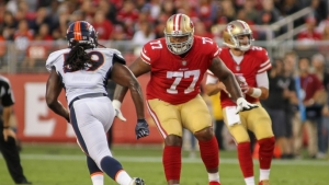 Right tackle Trent Brown, injured on Thanksgiving, won’t play against Seattle