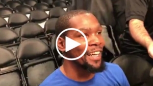 Kevin Durant: ‘It’ll probably be a Nick Young 20-field goal attempt night’
