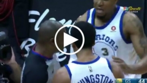 Shaun Livingston ejected after making contact with an official