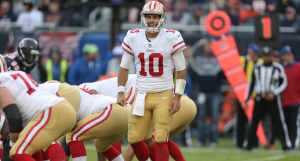 John Lynch on Jimmy Garoppolo: ‘I think everyone can be excited, but pump the breaks’