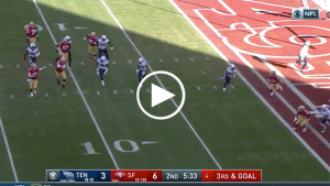 Garoppolo caps 17-play drive with scramble drill touchdown pass
